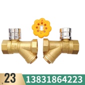 玉环黄铜磁性锁闭型管道过球NN暖气自来水防盗门