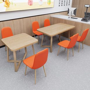 桌子餐饮商用饭桌四小吃快餐店桌椅馆一椅面桌餐桌家用小户型组合