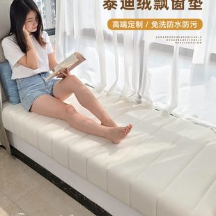 飘窗垫窗台垫坐垫高级轻奢 窗感阳台垫子绒改造台2023沙发泰迪新款