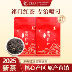茶红天下祁门红茶正宗黄山祁红毛峰甜香蜜香浓香一级口粮春茶50g