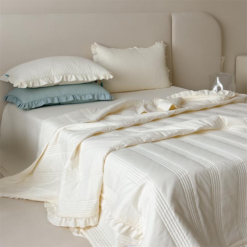 HJ高级感A类夏凉被/轻奢抗菌床盖四件套夏季床上用品空调被薄被子