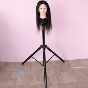 三脚架剪发卷发头模支架假人头模特头假发三脚架美发专用落地三角