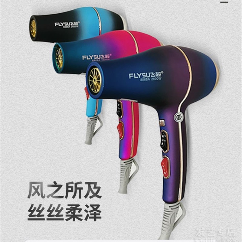 飞超8868A迷你吹风机理发店用造型风筒2600W静音电吹风大功率发廊