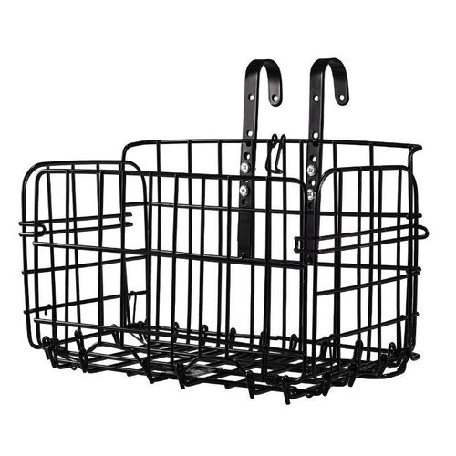 自行车折叠车筐前车篮山地电动车后货架侧加粗挂篮车把前挂菜篮子