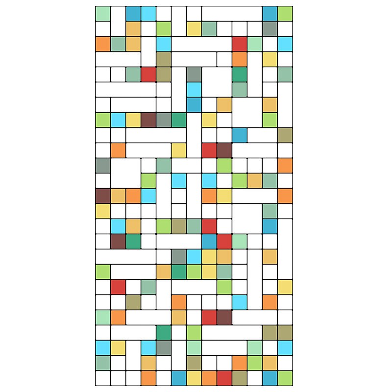 浴室卫生间玻璃门贴纸静电磨砂贴膜透光不透明防走光窗贴纸彩色格