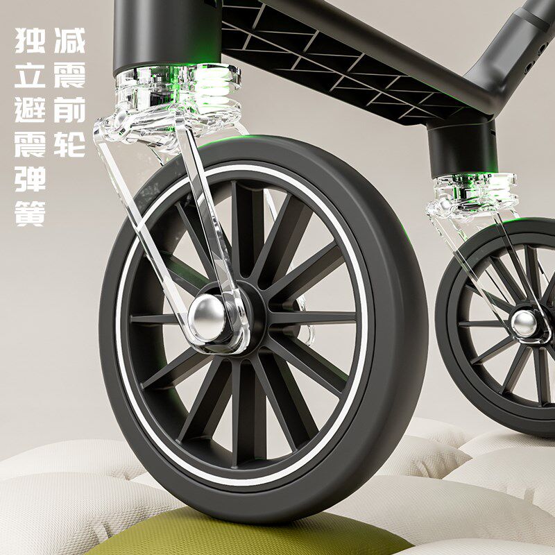 2025新款婴儿车口袋推车可坐可躺0到3岁折叠超轻便遛娃神器多功能