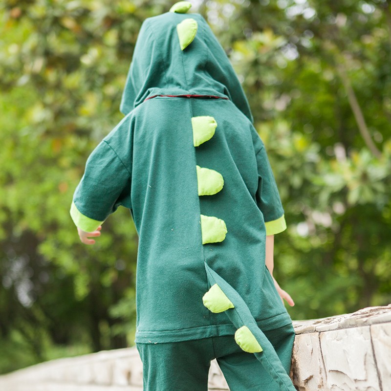 儿童演出服六一节男童卡通动物服装连体睡衣女小孩恐龙衣服表演服