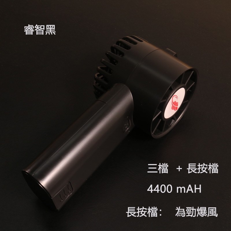 共田新品F30手持充电小风扇 迷你便携式大风力户外露营随身芭蕉扇