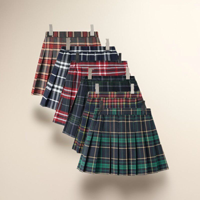女童格子半身裙中大童校园裤裙学生JK裙子儿童英伦短裙英伦百褶裙,童装/婴儿装/亲子装,半身裙,淘宝优惠券,粉丝福利购,淘宝优惠卷