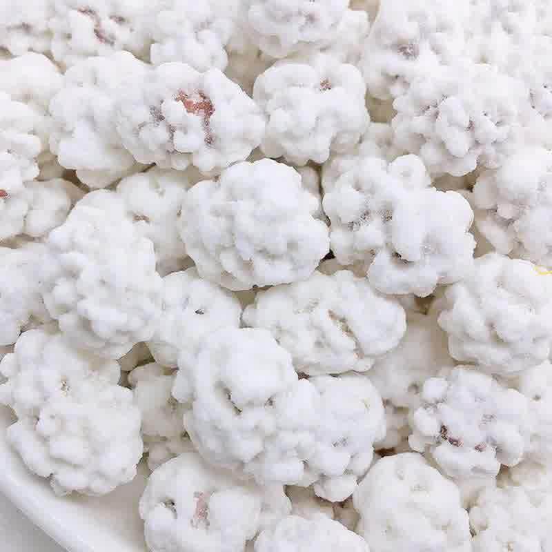 新货童年甜花生沾白糖霜花