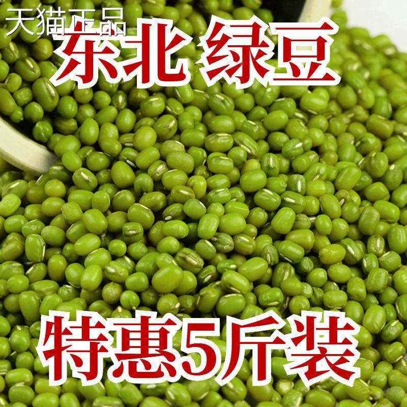 新鲜绿豆 5斤 发芽绿豆笨绿豆农家自产五谷杂粮煮粥