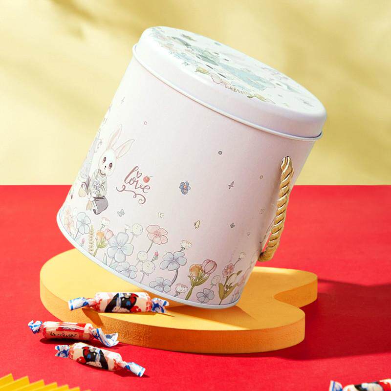 正宗上海大白兔奶糖怀旧小铁盒礼盒伴手礼大礼包迪士尼棒棒糖零食