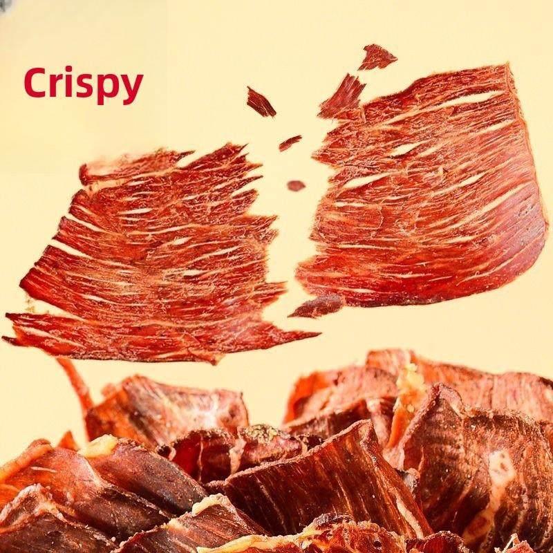 正宗安格斯牛肉脆片肉类小吃高蛋白原切牛排薄片牛肉休闲香脆小零