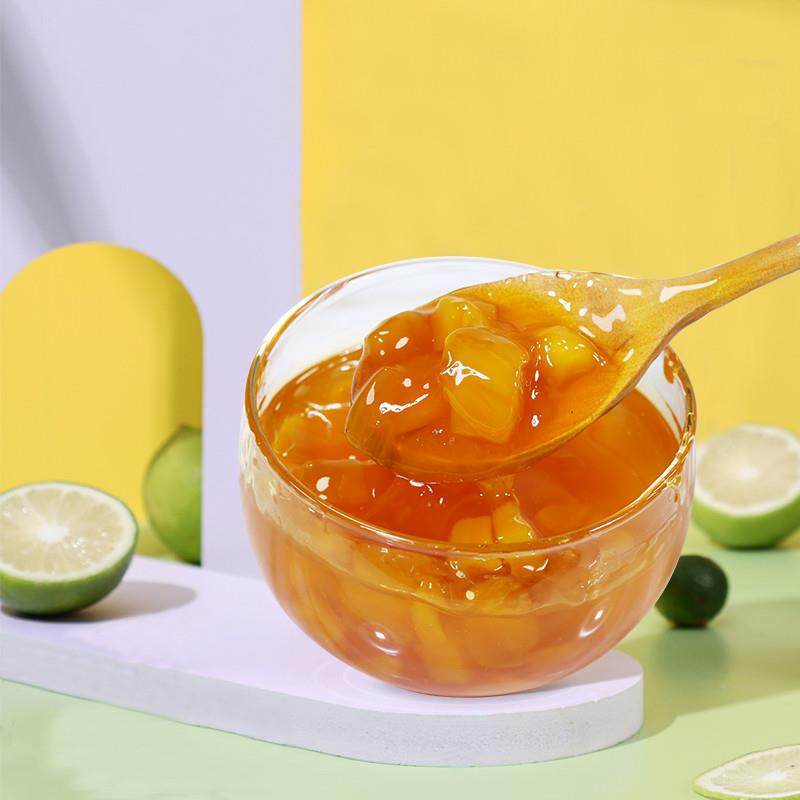 正宗太湖美林芒果果酱3kg 果粒果酱冰品果酱沙 刨冰芒果果粒