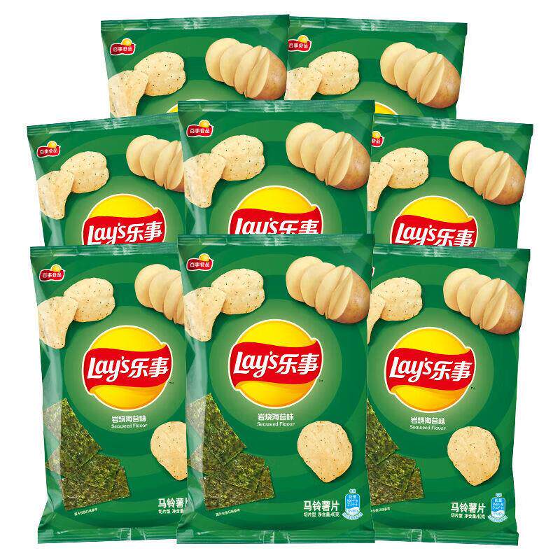 新日期乐事薯片岩烧海苔味