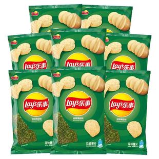 新日期乐事薯片岩烧海苔味膨化休闲小吃零食品 40g