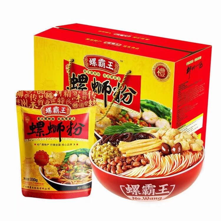 加量装柳州螺蛳粉螺霸王330克新升级包装加量不加价鹌鹑蛋柳州
