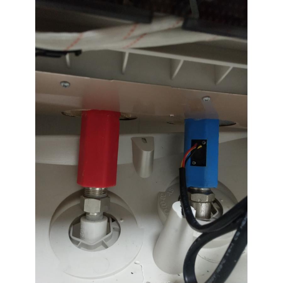 适用万家乐D50-S6.2i蓝色冷水出水断电进水 出水管电热水器防电墙