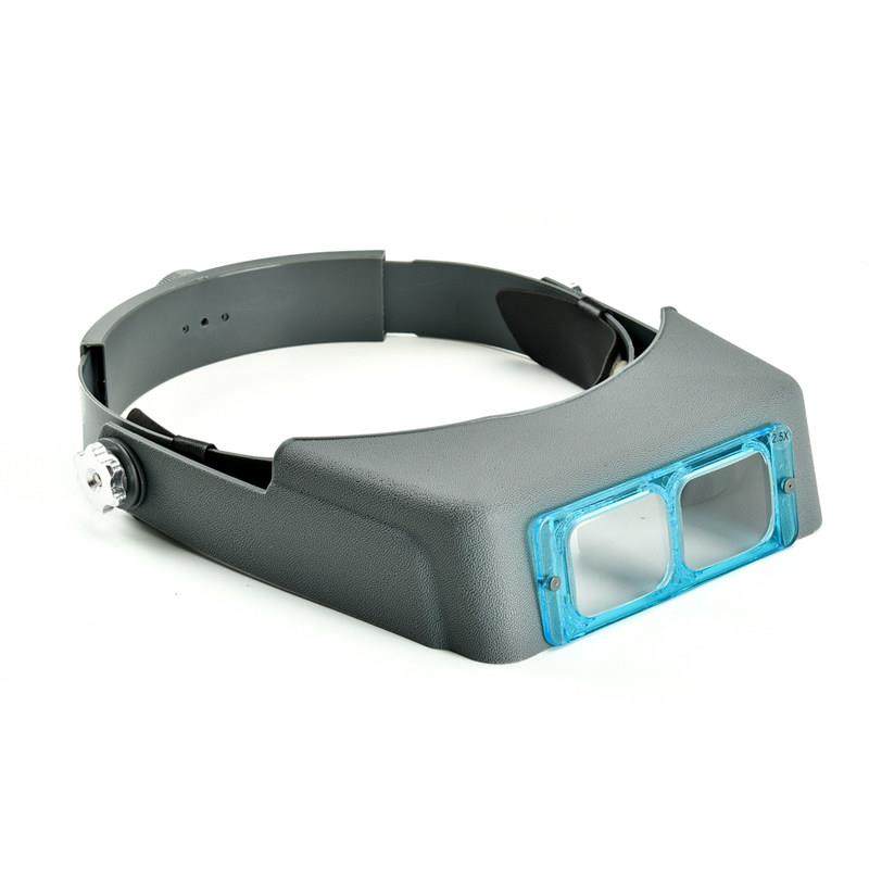 新款头盔放大镜头戴式玻璃镜片高清高倍维修电焊看书阅读十字绣