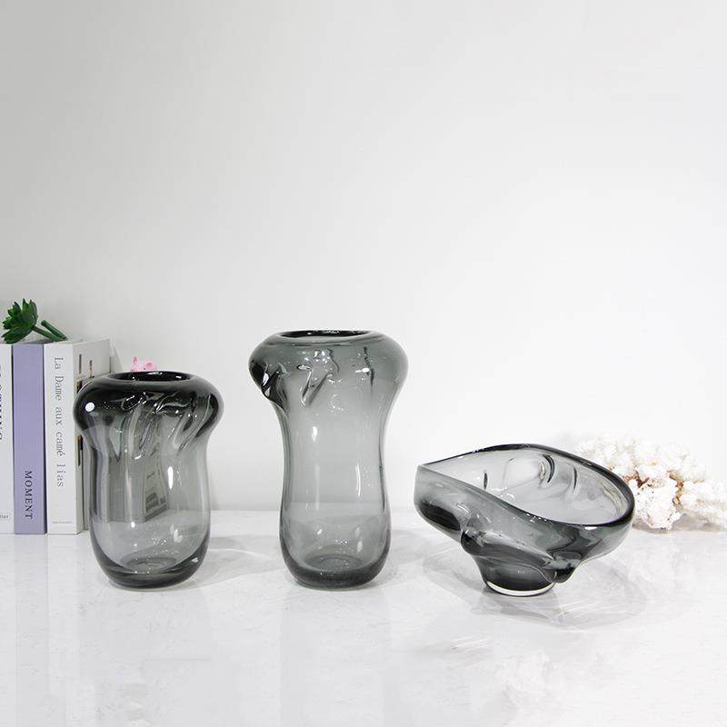 轻奢北欧圆柱形烟灰玻璃花瓶插花艺果盘花器样板间家居软装饰品,机械设备,其他机械设备,淘宝优惠券,粉丝福利购,淘宝优惠卷