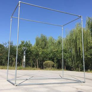 镀锌钢管水管落地晾晒衣服被子单双杆晾衣架室内外阳台挂衣杆