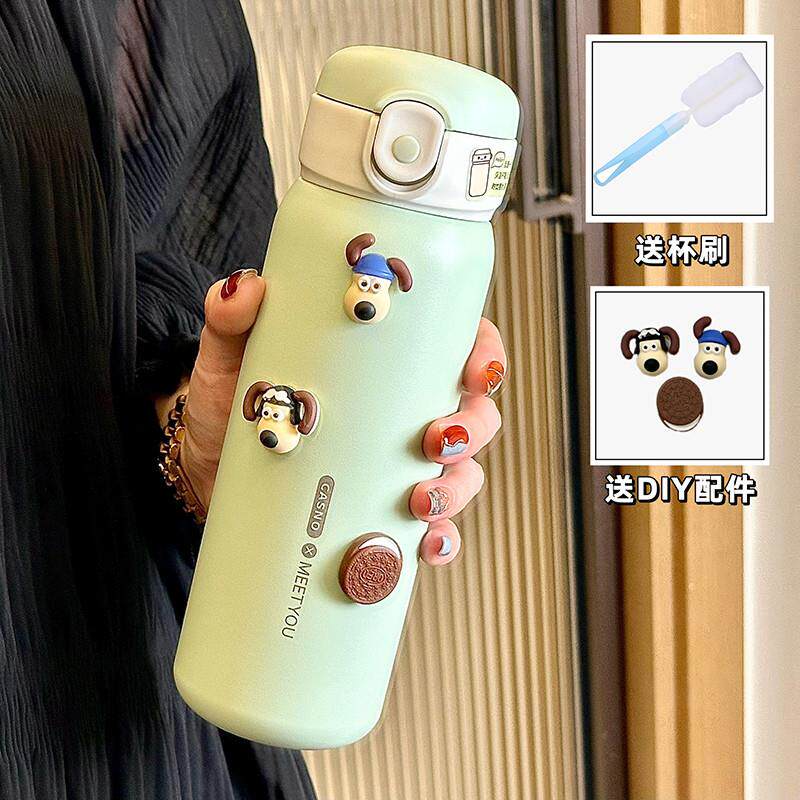 孕妇产妇专用吸管杯2025新款高颜值316不锈钢水杯成人保温杯子女