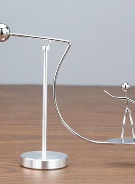 推荐金属杠杆平衡小铁人摆