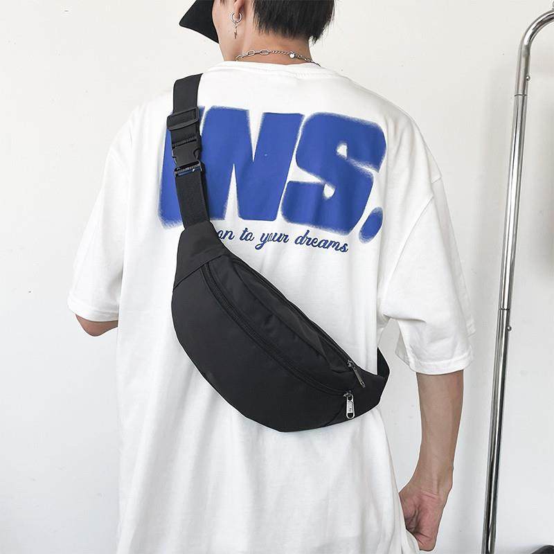 好货2025新款胸包男休闲斜挎包男士单肩包男款背包运动腰包女潮小