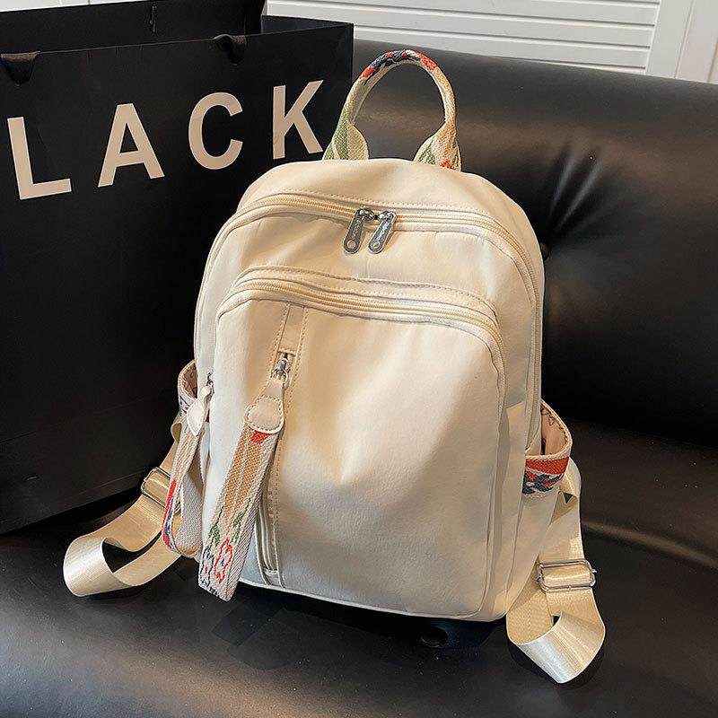 好货防水牛津布双肩包女2025新款时尚轻便外出旅行背包休闲大容量