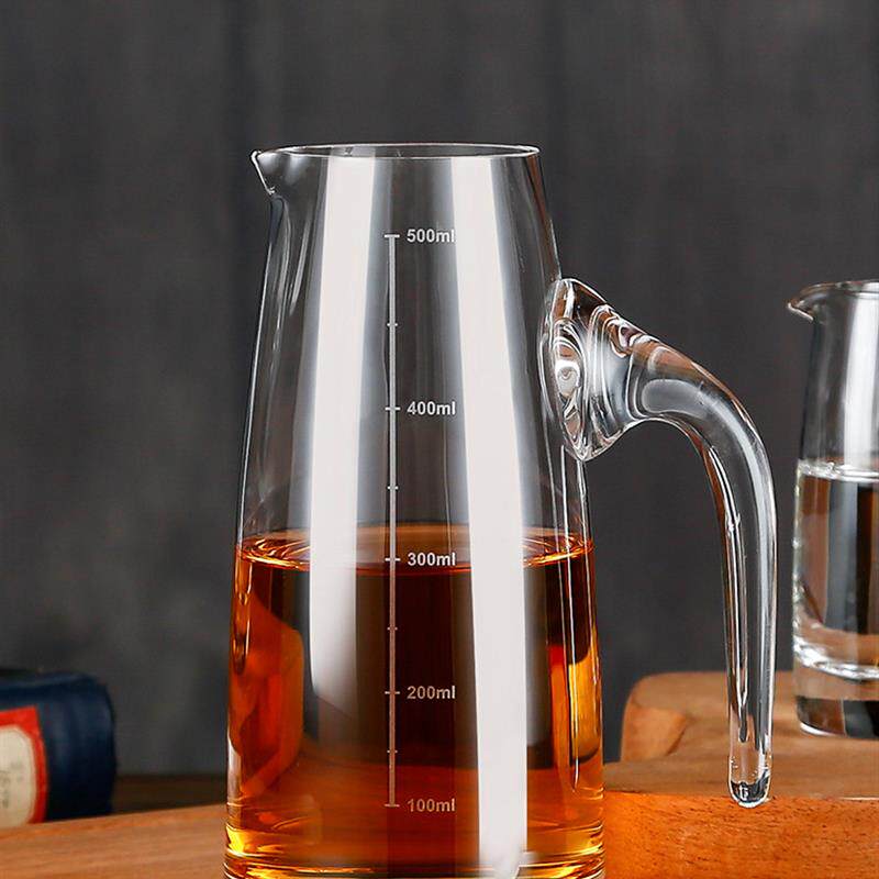 特价玻璃杯透明白酒分酒器不带刻度酒具小号公杯红酒醒酒器分酒壶