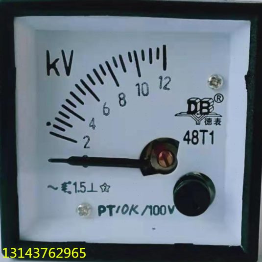 DB 德表 交流电压表48T1-7.2KV 6K/100V 12KV 10K/100V广德庆电