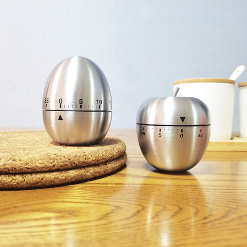 金属鸡蛋倒时器提醒器55分钟定时器创意厨房机械计时器timer
