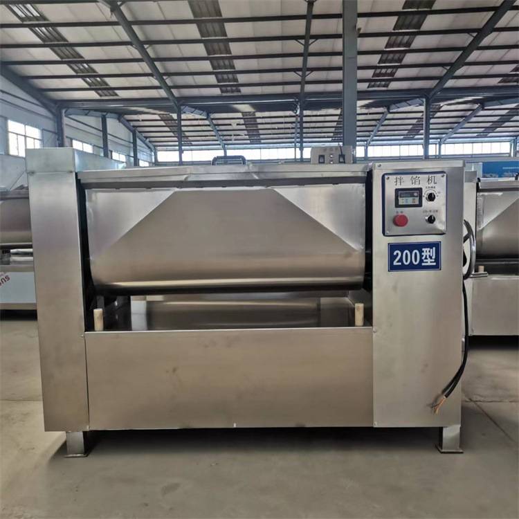 翻斗出料牛肉丸拌馅机器 红肠加工成套设备 韭菜鸡蛋搅拌机器