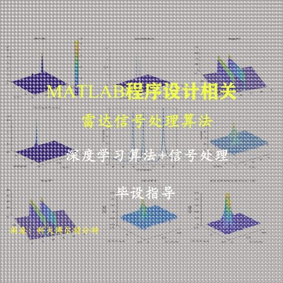 MATLAB彷真雷达信号处理算法paper覆现