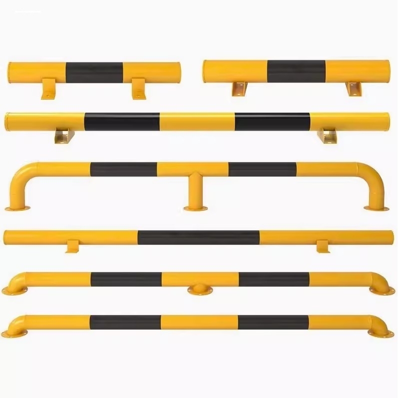 钢管限位器u型定位器停车位挡车桩车轮止退器阻车隔离防撞护栏杆