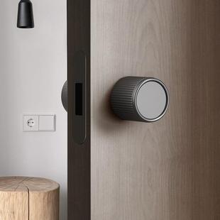 极简圆球形卧室门锁具室内房间木门轻奢静音磁吸家用通用型门把手