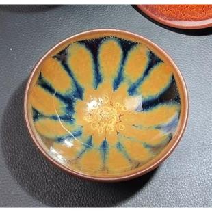 吕竹兴黄金甲平口器型主人杯