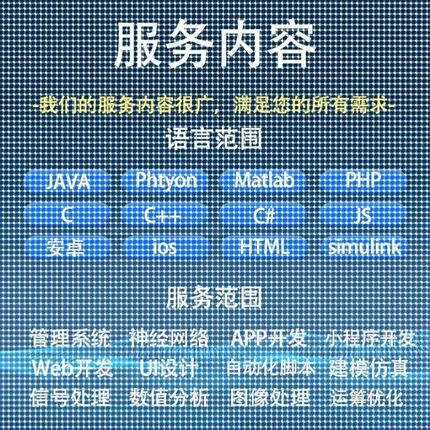 Python程序Matlab代做图像处理通信彷真神经网络深度机器学习算法