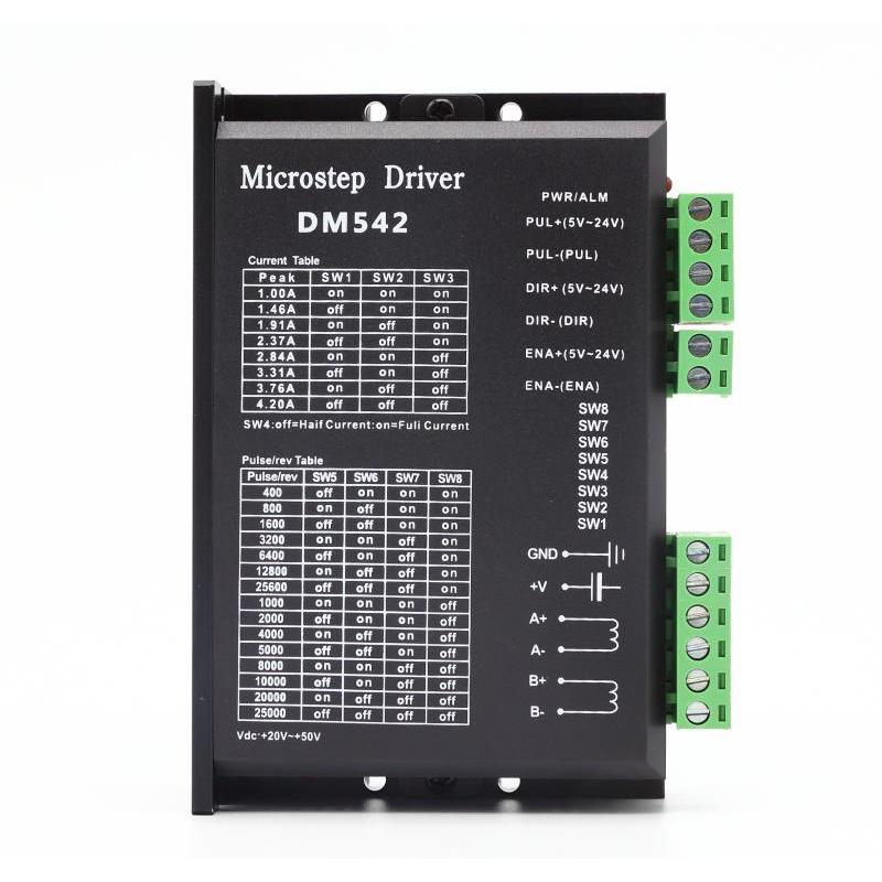 DSP数字式42/57/86步进电机驱动器DM542/DM860H/128细分/4.2/7.2A