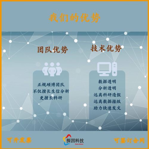 生信分析数据分析大数据临床样本测序NGS