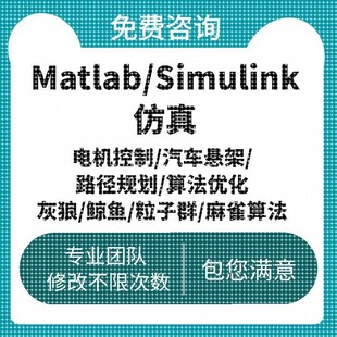 Matlab/Simulink仿真电机控制汽车悬架路径规划算法优化灰狼鲸鱼