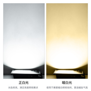 30瓦50W投光灯led户外地灯绿色黄光照树灯景观灯室外庭院防水射灯