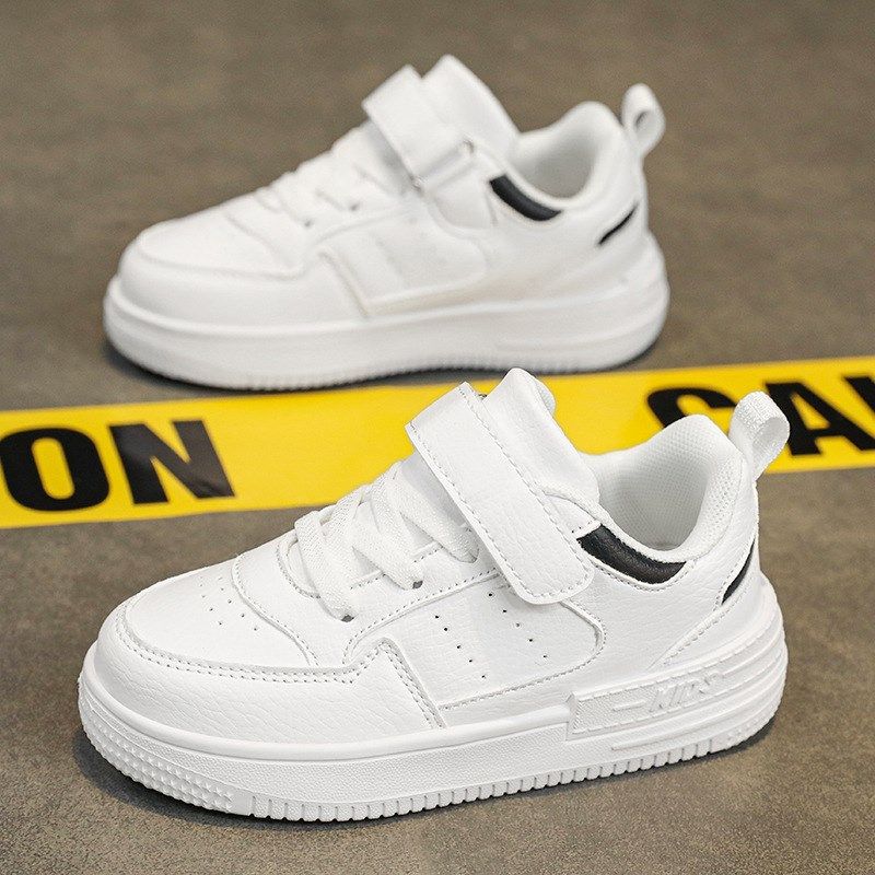 爆款厚底童鞋男女儿童四季休闲小白鞋学生鞋子冷黏运动鞋男童板鞋