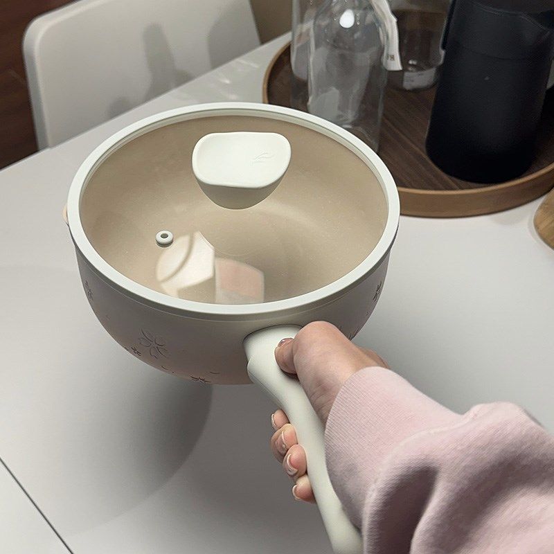 20cm22奶锅大号大容量加深不粘锅热奶煮泡面锅雪平锅单柄汤锅拉面