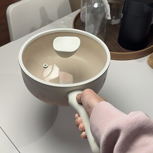 20cm22奶锅大号大容量加深不粘锅热奶煮泡面锅雪平锅单柄汤锅拉面