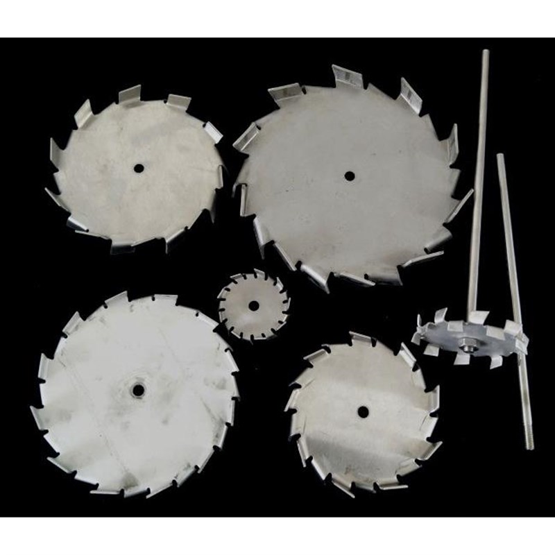 分散盘304不锈钢螺纹杆高速锯齿片分散机搅拌器油漆涂料研磨盘