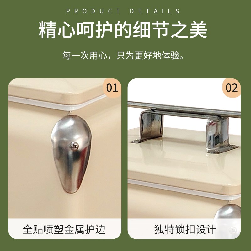 鉴朗手提野餐盒金属保温桶户外野营保温箱摆摊车载户外露营冷藏箱