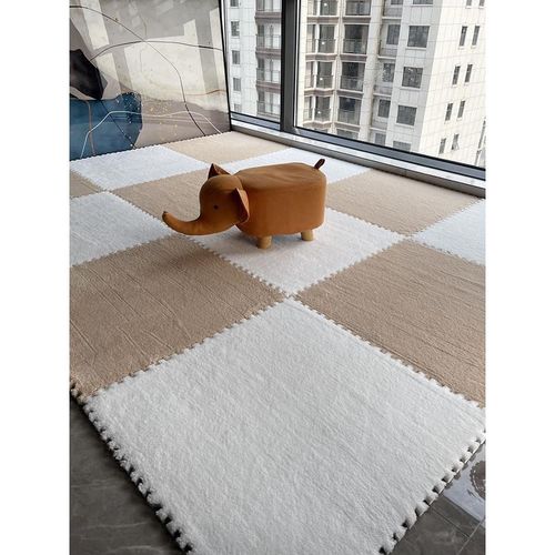 2U8K地垫大面积全铺办公室拼接地毯卧室毛毯客厅60*60cm大块泡沫