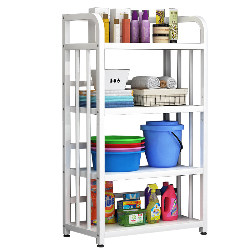 浴室置物架落地式免打孔金属脸盆架多层洗手间厕所卫生间收纳架子