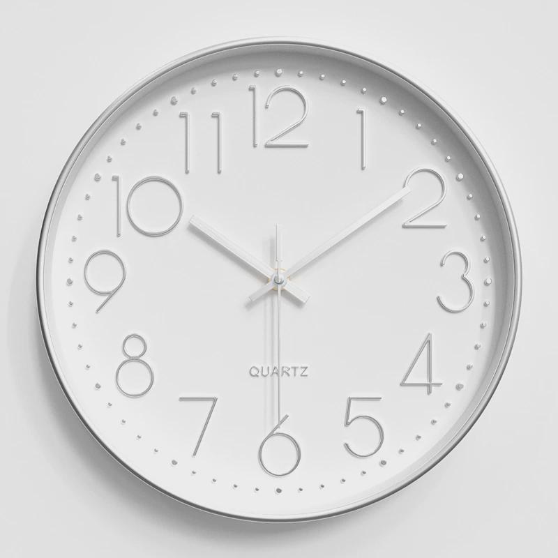 艺术钟表客厅挂钟极简风时钟挂墙家用时尚卧室静音石英钟简约新款